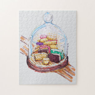 Puzzle Desserts Sous Dôme De Verre