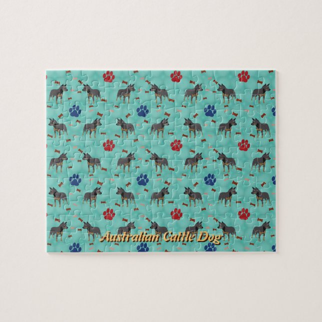 Puzzle Dessin Australian Cattle Dog (Horizontal)