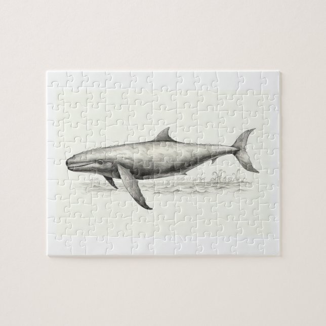 Puzzle Dessin de baleines (Horizontal)
