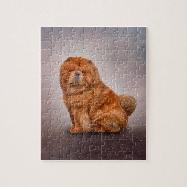 Puzzle Dessin de chow chow chow (Vertical)