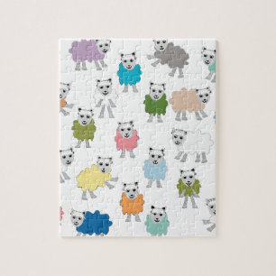 Puzzle Dessin de mouton coloré