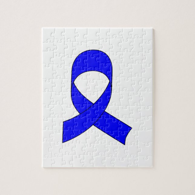 Puzzle Dessin de ruban bleu (Vertical)