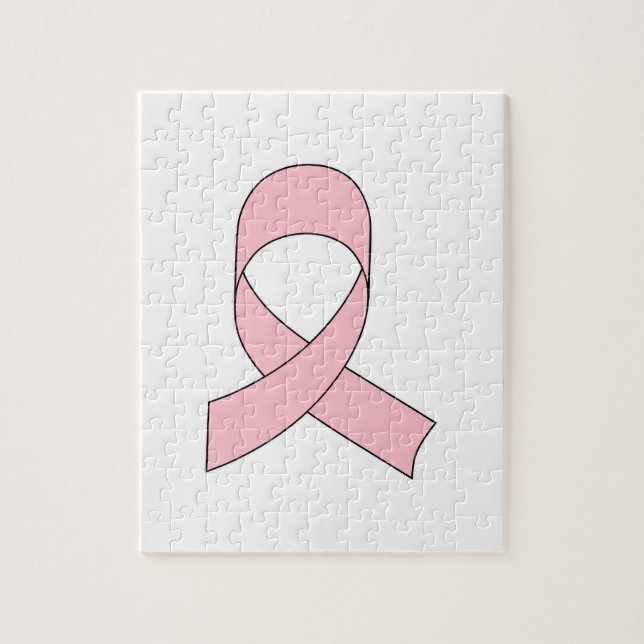 Puzzle Dessin de ruban rose (Vertical)