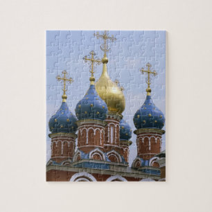Puzzle Dessus de l'église orthodoxe russe en Russie