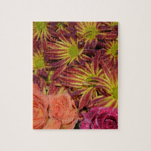 Puzzle Destin coloré de mamans de compositions florales