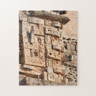 Puzzle Détail de pyramide de magicien, Yucatan, Mexique