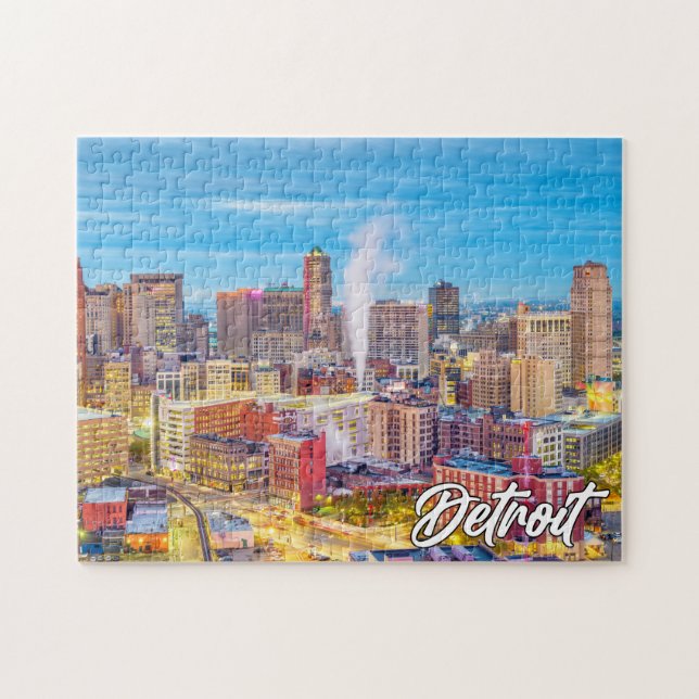 Puzzle Detroit, Michigan, États-Unis (Horizontal)