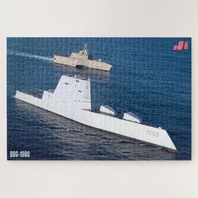 Puzzle DÉTROYEUR DE MISSILES GUIDÉS - DDG-1000 (20 x 30 P (Horizontal)