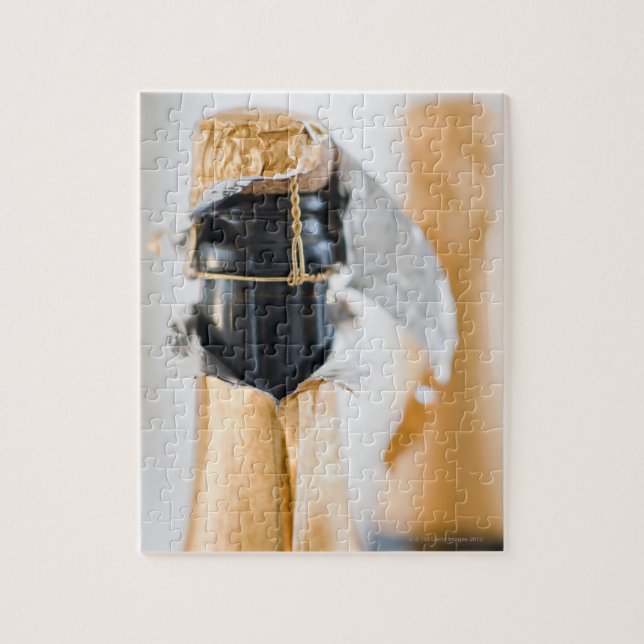 Puzzle Deux bouteilles de champagne (Vertical)