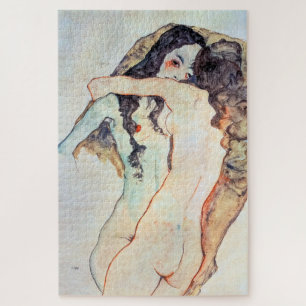 Puzzle Deux femmes se réconcilient   Egon Schiele