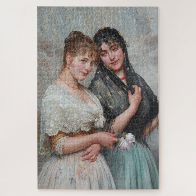 Puzzle Deux femmes vénitiennes (Art Portrait Italien) (Vertical)