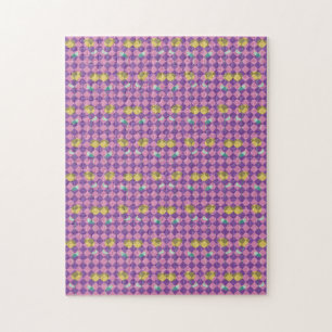 Puzzle Deux fleurs diamants