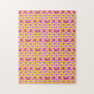 Puzzle Deux Fleurs Roses
