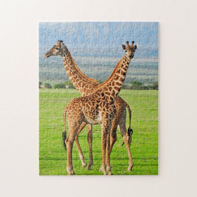 Puzzle Deux girafes (Vertical)
