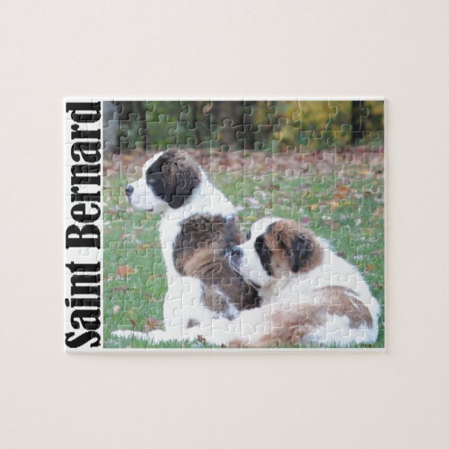 Puzzle Deux Saint Bernards (Horizontal)