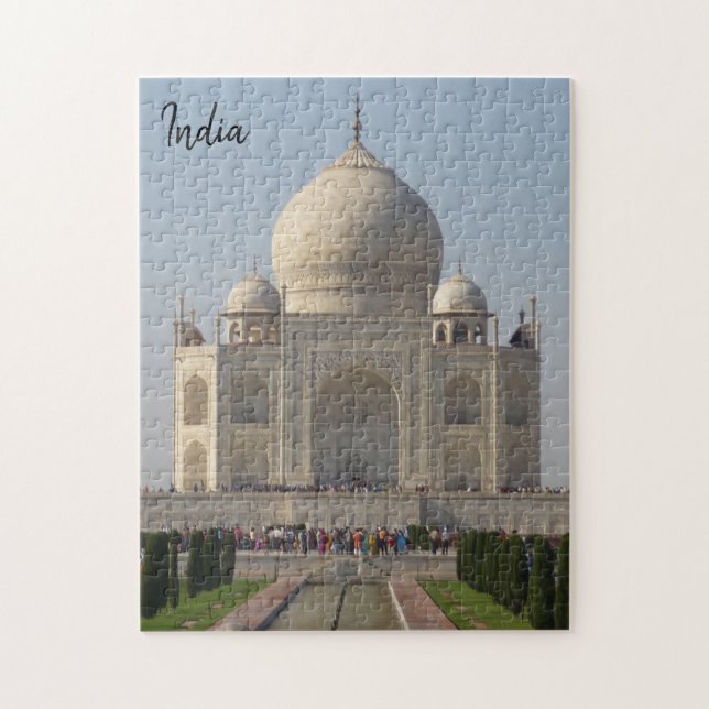 Puzzle devant du taj mahal (Vertical)