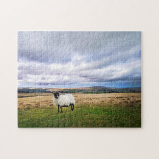 Puzzle Devon England Paysage et mouton