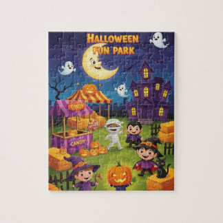 Puzzle d'Halloween pour enfants - 110 pièces