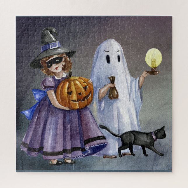 Puzzle d'Halloween vintage (Vertical)
