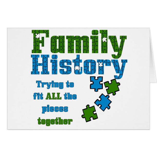 Puzzle d'histoire familiale (Devant horizontal)