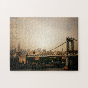 Puzzle d'horizon de New York City - pont de