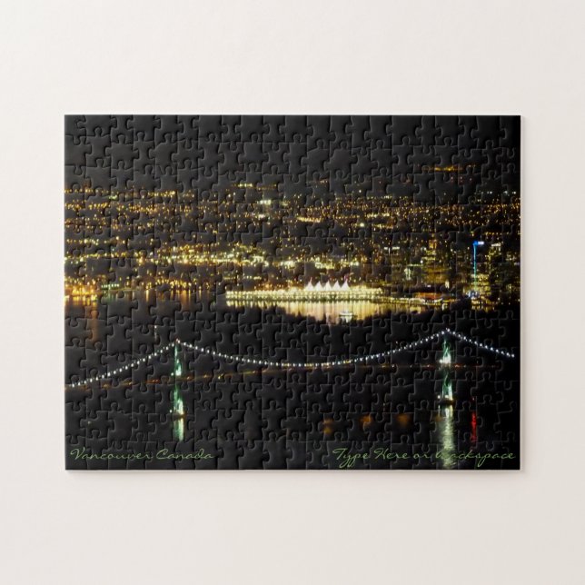 Puzzle d'horizon de Vancouver de puzzle de (Horizontal)