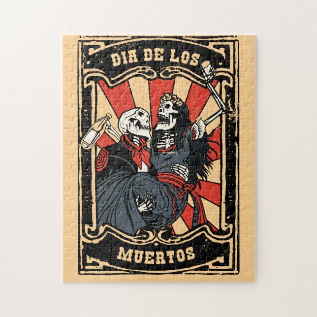 PUZZLE DÍA DE LOS MUERTOS COUPLE (Vertical)