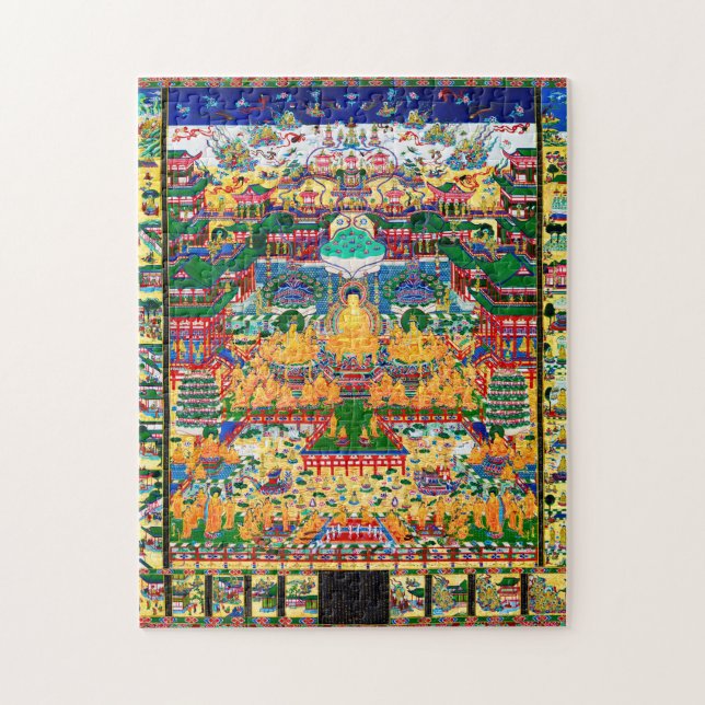 Puzzle Diagramme cosmique de Mandala pour la méditation (Vertical)