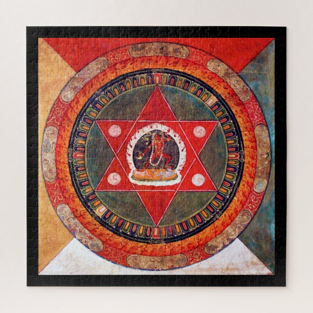 Puzzle Diagramme cosmique de Mandala pour la méditation (Vertical)
