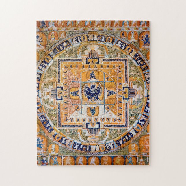 Puzzle Diagramme cosmique de Mandala pour la méditation (Vertical)
