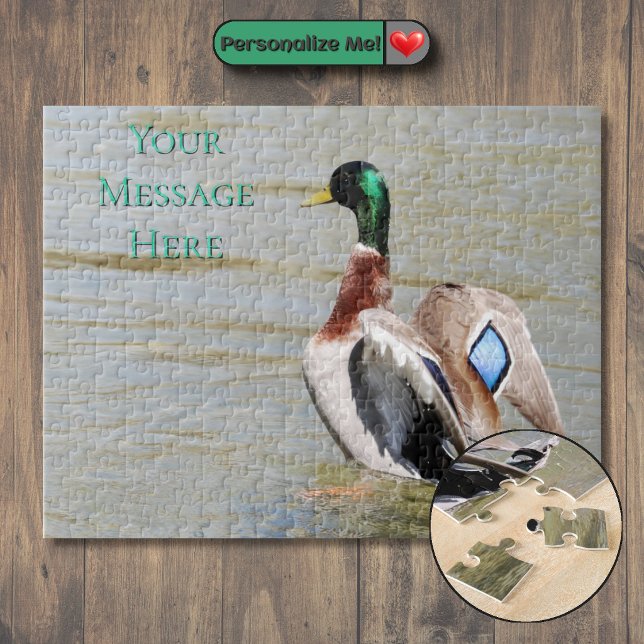 Puzzle Diamant Canard Colvert (Mallard Duck Diamond Jigsaw Puzzle)