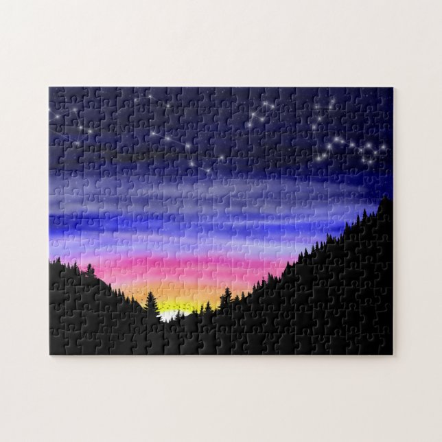 Puzzle Diamond Night (Horizontal)