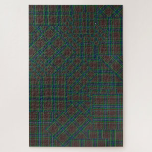 Puzzle Diana Chasse Mode Princesse Tartan Plaid