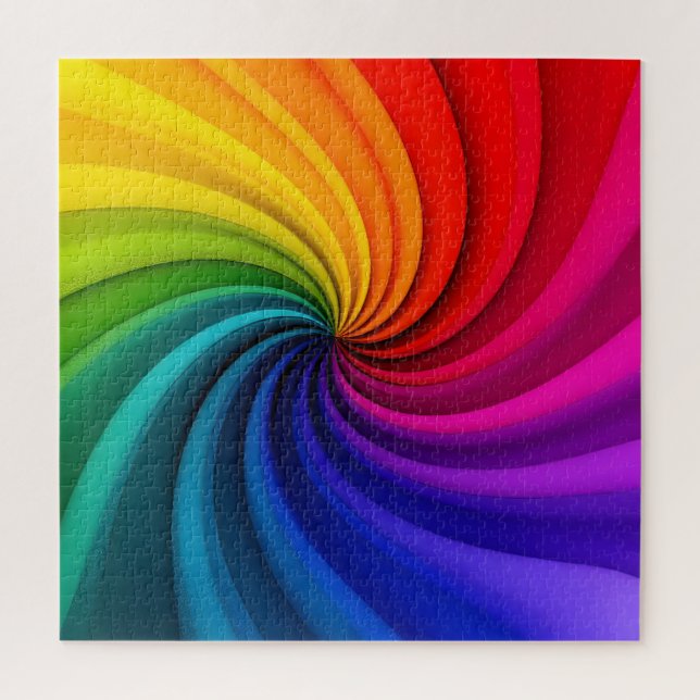 Puzzle Diaphragme coloré abstrait (Vertical)