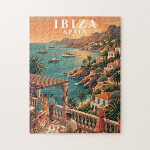 Puzzle d'Ibiza Scène de voyage vintage Espagne Sol