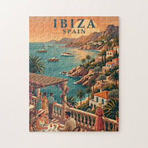 Puzzle d'Ibiza Scène de voyage vintage Espagne Sol
