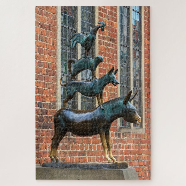 Puzzle Die Bremer Stadtmusikanten (Vertical)