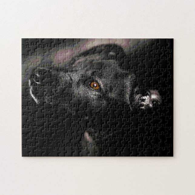 Puzzle Difficile Presque tous les Black Sweet Chien Puzzl (Horizontal)