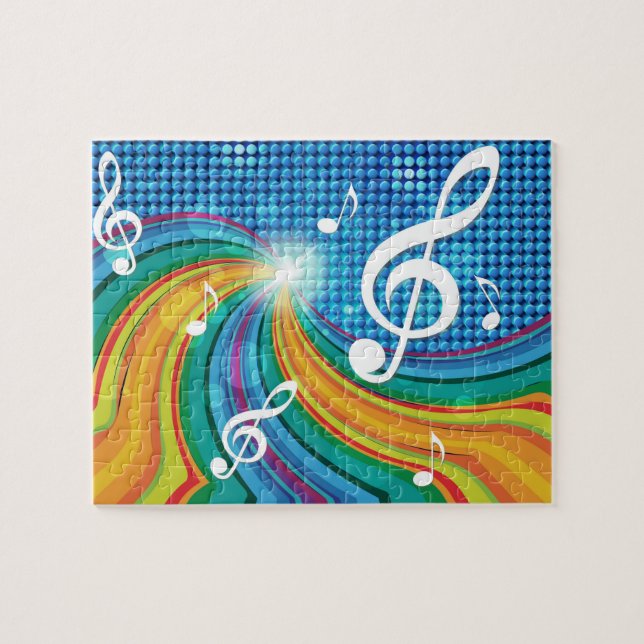 Puzzle d'illustration de musique (Horizontal)