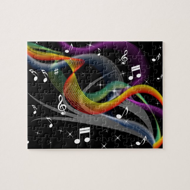Puzzle d'illustration de musique (Horizontal)