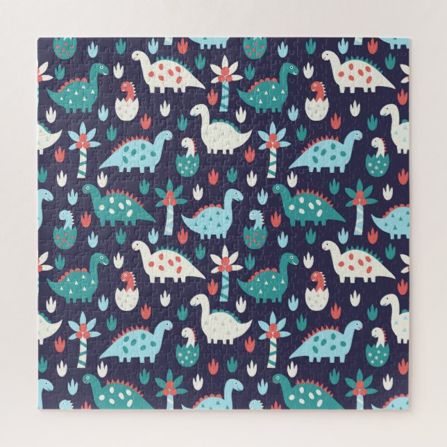 Puzzle Dinosaur Aventure Design sans faille (Vertical)