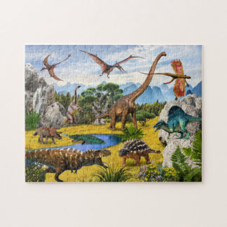 Puzzle Dinosaur Jurassic Parc animaux Dino préhistorique