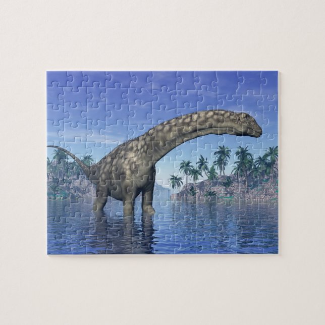 Puzzle Dinosaure d'Argentinosaurus - 3D rendent (Horizontal)