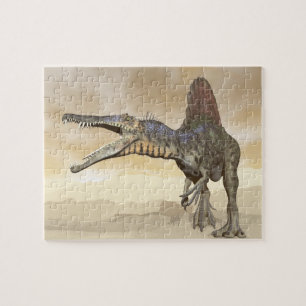 Puzzle Dinosaure de Spinosaurus dans le désert - 3D