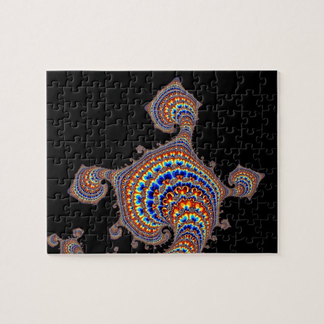 Puzzle Dinozaur - Art fractal (Horizontal)