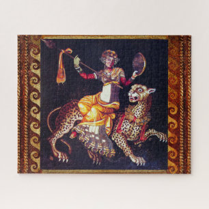 Puzzle DIONYSOS AVEC LA SPEAR ÉQUITATION LEOPARD Grecque