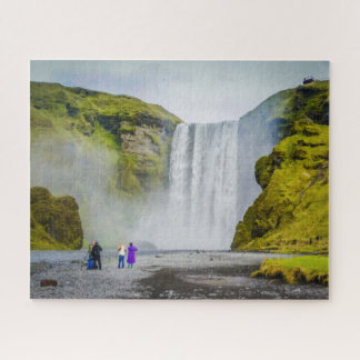 Puzzle d'Islande - Cascade de Skogafoss