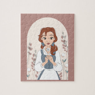 Puzzle Disney   Belle dans le jardin