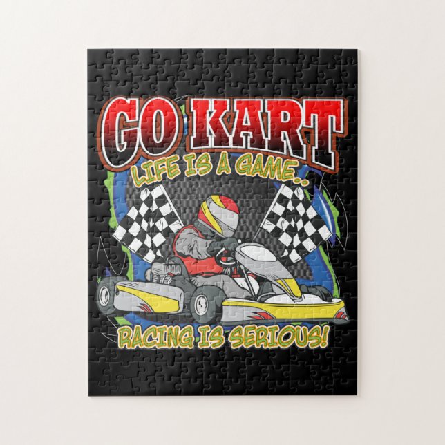 Puzzle Disparaissent la vie de kart (Vertical)