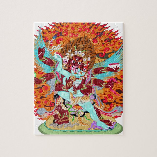 Puzzle Divinité de bouddhiste de Heruka (Vertical)